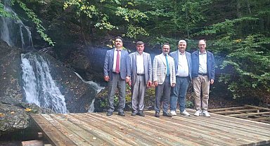 Gediz Karapınar Şelalesine seyir terası