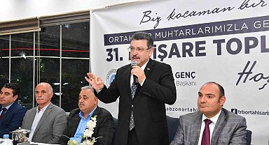 Genç, muhtarlarla 31. İstişare Toplantısı'nda bir araya geldi