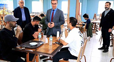 Gençlik ve Spor Müdürü Din, öğrencilerle bir araya geldi