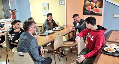 Gençlik ve Spor Müdürü Yazıcı öğrenciler ile buluştu