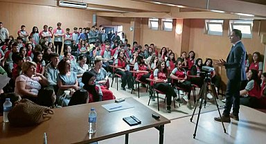Germencik'te lise öğrencilerine meslek seçimi eğitimi