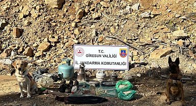 Giresun'da terör örgütüne ait sığınak bulundu