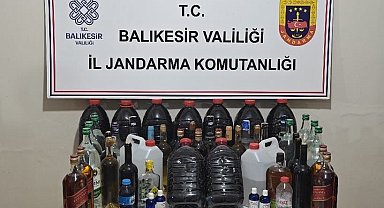 Gönen'de sahte kaçak içki ticareti operasyonunda 1 kişi yakalandı