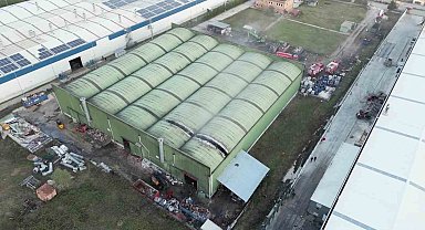 Gümüşova OSB'de yangın