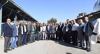 Gürkan'dan buğday pazarı esnafına kira desteği