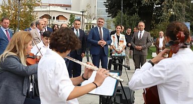 Güzel Sanatlar Lisesi'nden açık hava sergisi