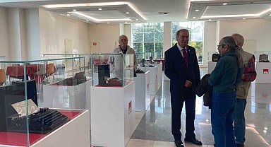 Hacı Bayramı Veli Üniversitesinde "Daktilo Sergisi" açıldı