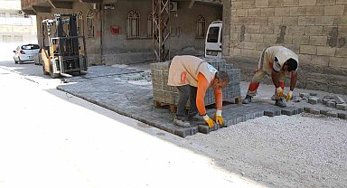 Haliliye'de deforme olan yollar yeniden onarılıyor