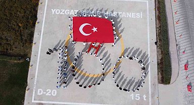 Hastane çalışanlarından 100. yıla özel koreografi