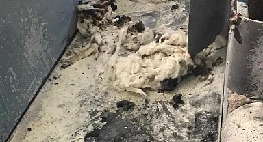 Hatay'da çırçır fabrikası yangın