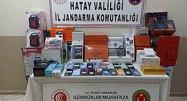 Hatay'da kaçak cep telefonu operasyonu
