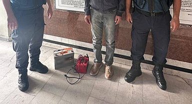 Hırsızlık şüphelisini güvenlik kamerasına takılan görüntüsü yakalattı