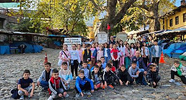 Hisarcık Cumhuriyet İlkokulunda Bursa'ya kültür gezisi