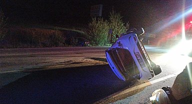 İki aracın çarpıştığı kazada 2 kişi yaralandı