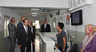 İl Sağlık Müdürü Şenkul, Çine'de incelemelerde bulundu