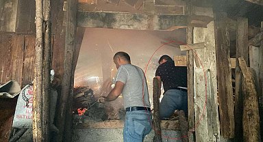 İlçedeki yangınların faili olduğu iddia edilen bekçi gözaltına alındı