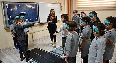 İlkokul öğrencilerine oyunlu hemzemin geçidi eğitimi