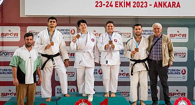 İşitme engelli judoculardan 4 madalya