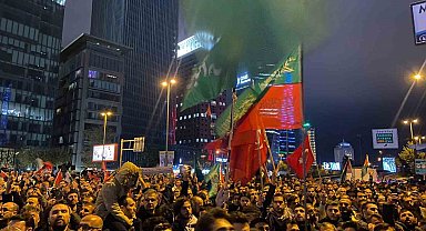 İsrail Başkonsolosluğu önünde protesto