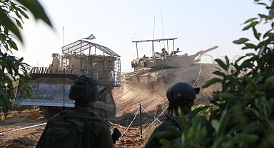 İsrail ordusu, Gazze'deki kara operasyonundan görüntü paylaştı