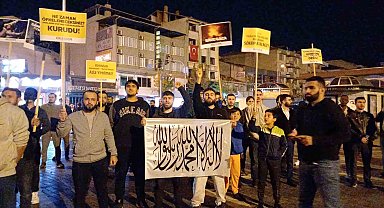 İsrail'in Gazze şeridine yaptığı saldırılar Düzcelileri sokağa döktü