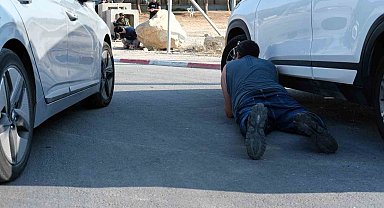 İsrail'in Sderot kentinde Türk gazetecilerin panik anları