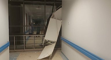 İsrail'in Türkiye-Filistin Dostluk Hastanesi'ne düzenlediği saldırı anı görüntülendi