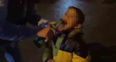 İstanbul'da çocuğa alkol içiren şahıs yakalandı