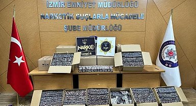 İzmir'de 117 bin adet sentetik ecza ele geçirildi