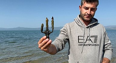 İznik Gölü'nde 2 bin yıllık mızrak ucu bulundu