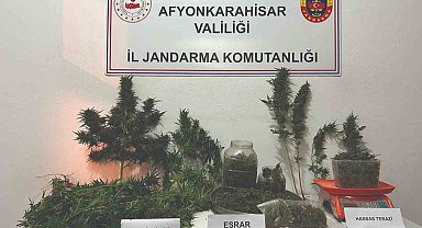 Jandarma 2 kilogram esrar ve kenevir ele geçirdi