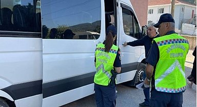 Jandarma 21 günde 335 okul servisini denetledi