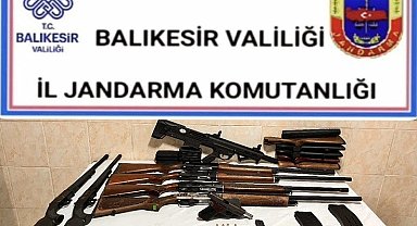 Jandarmadan kaçak silah operasyonu