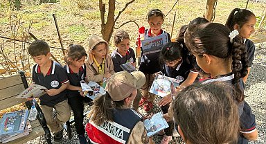 Jandarmadan öğrencilere trafik eğitimi