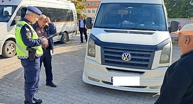 Jandarmadan okul servislerine denetim