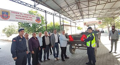 Jandarmadan reflektör bilgilendirmesi