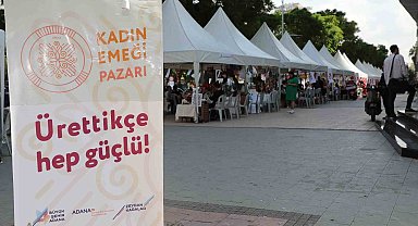 Kadın Emeği Pazarı'nda el emeği ürünler satışa sunuldu