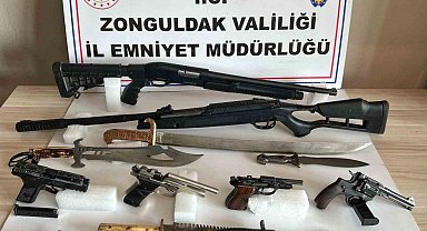 Kafes operasyonunda Zonguldak'ta 18 şüpheli gözaltında