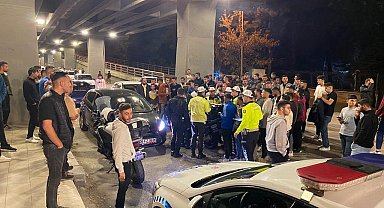 Kanuna aykırı 'drift' organizasyonundaki denetimlerde 37 sürücüye ceza