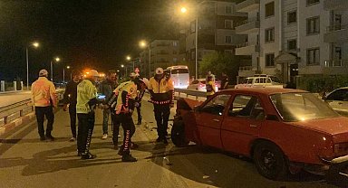 Karaman'da otomobil ile motosiklet çarpıştı: 2 yaralı