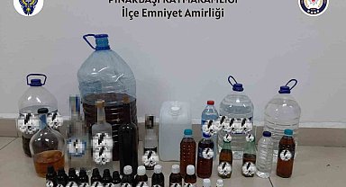 Kastamonu'da sahte alkol operasyonu düzenlendi