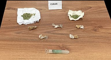 Kastamonu'da üzerinde esrar maddesi çıkan şahıs gözaltına alındı