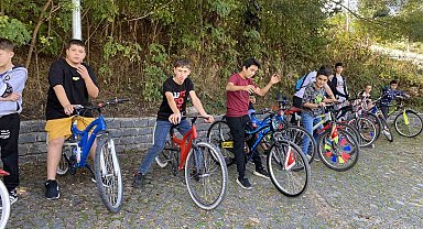 Kavak'ta bisiklet etkinliği