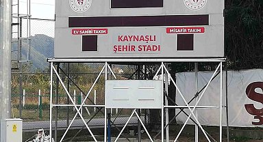 Kaynaşlı ilçe stadına onarım