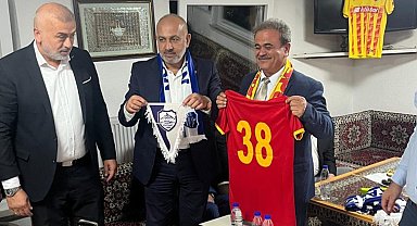 Kayserispor Başkanı Ali Çamlı Stuttgart'ta Avrupalı Kayserisporlular ile buluştu