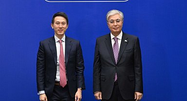 Kazakistan Cumhurbaşkanı Tokayev, TikTok CEO'su Chew ile görüştü