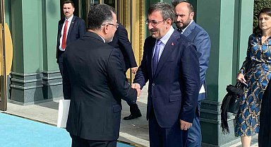 KBÜ Rektörü Kırışık, Cumhurbaşkanı Yardımcısı Yılmaz ile görüştü