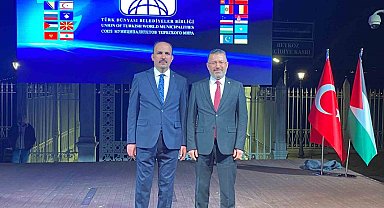 KBÜ Rektörü Kırışık, Türk Dünyası Belediyeler Birliği resepsiyonuna katıldı