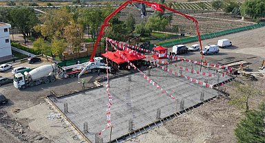 Keçiören'de Lavanta Bahçesi Kapalı Spor Salonu'nun temeli atıldı