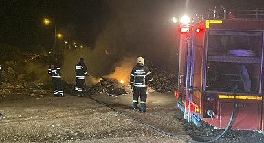 Keresteciler Sitesinde çıkan yangın söndürüldü